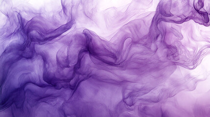 Poster - swirling shades of purple create an abstract background with soft textures and fluid forms