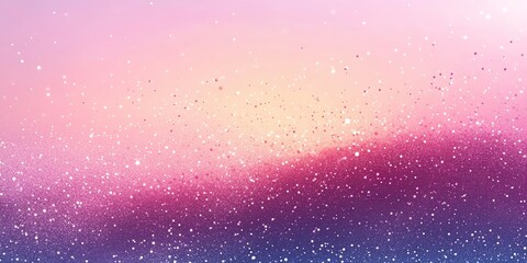 Poster - A dreamy gradient background with sparkling elements in shades of pink and purple.