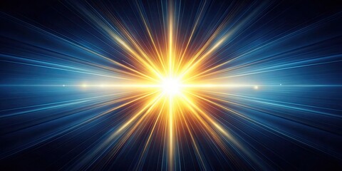 Wall Mural - Glowing light effect emanating from the center of the image, radiant, ethereal, luminous, vibrant, abstract, glowing