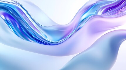 Wall Mural - Digital technology blue and purple abstract gradient curve illustration poster background