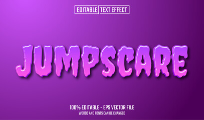 Canvas Print - jumpscare editable text effect