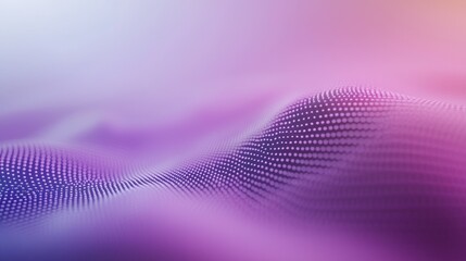 Poster - Abstract Holographic Gradient Wavy Loops with Smooth Transitions Creating a Unique Visual Experience in Vibrant Colors