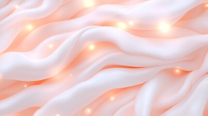 Poster - Elegant Digital Shimmer with Soft Flowing Textures and Gentle Light Accents Perfect for Background Design and Themes