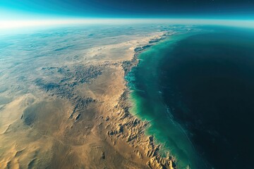 Wall Mural - Space Shuttle Ocean View