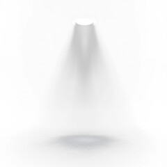Aufkleber - Here's a description for your image, following your specifications

 Single spotlight illuminating dark space.
