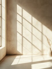 Poster - Home interior with window and plant