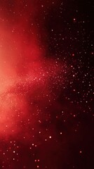 Wall Mural - red wallpaper background universe galaxy.