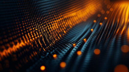 Poster - Abstract representation of flowing light patterns creating vibrant textures