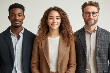 Aufkleber - Business casual moments showcasing inclusive and diverse teams,
