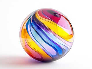 Wall Mural - Colorful Glass Ball