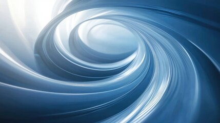 Poster - A smooth, futuristic motion swirl of lines and shapes, creating a vibrant, abstract background ideal for tech and business advertisements.