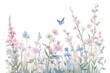 © Rawpixel.com - Delicate watercolor wildflower garden