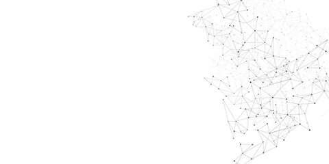 Poster - Vector Connect link background. global network technology concept. Digital technology futuristic internet network speed connection white background.