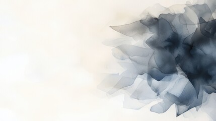Poster - Gentle Watercolor Abstract Texture with Soft Gradients and Smooth Bands of Color