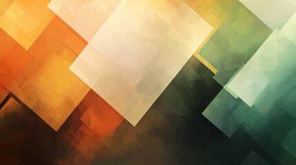 Poster - Lively High-Energy Abstract Texture with Layered Shapes in Vibrant Colors