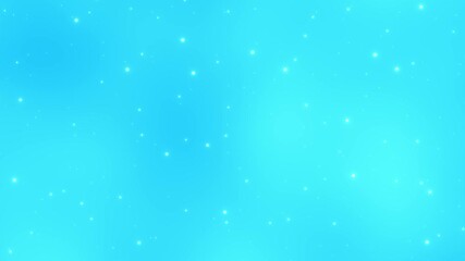Poster - Light blue relaxing abstract gradient sparkle background animation