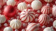 © Игорь Ильев - Red and White Striped Candy Cane Ornaments