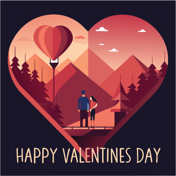 Vector Valentine's Day Illustration