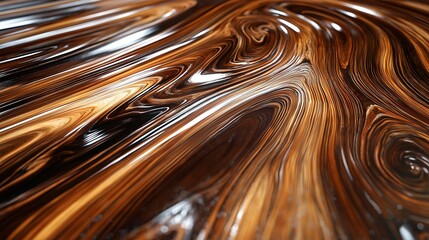 Aufkleber - Intricate wood grain patterns in natural earthy tones.