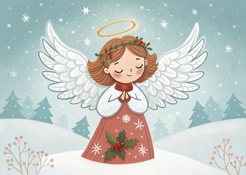 angel with a christmas star Christmas Advent Calendar
