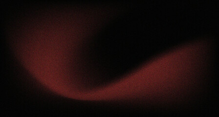 Wall Mural - Dark Red and black abstract smooth gradation background with grainy abstract design