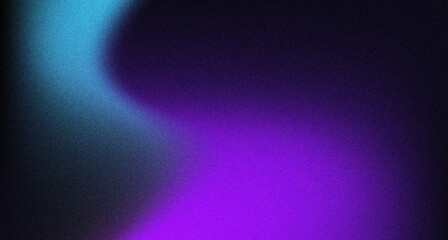 Wall Mural - dark blue purple black grainy gradient banner background website page header abstract noise effect d