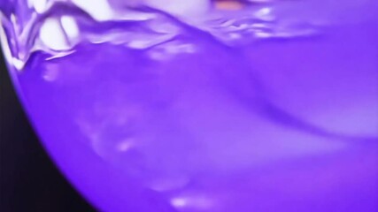 Wall Mural - purple swirl abstract: a captivating abstract image of a swirling purple liquid, creating a mesmeriz