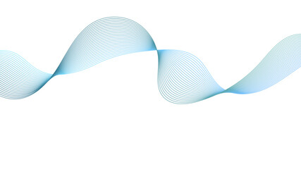Poster - Dynamic gradient colorful flowing wave design element. Abstract wavy lines gradient vector line blend element.	
