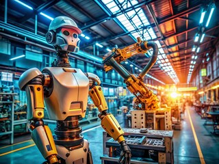 Poster - Exploring the Intricacies of Autonomous Machines: A Documentary on the Evolution and Functionality of Robots in Modern Society