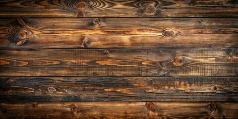 Aufkleber - A rustic wooden background with a weathered texture and natural knots, showcasing the beauty of aged wood