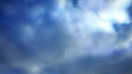 Wall Mural - timelapse of beautiful blue sky
