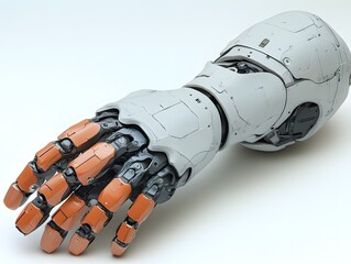 Poster - A robotic hand showcasing advanced design and technology in robotics.