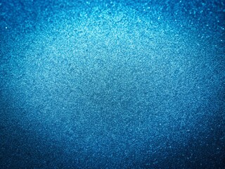 Poster - Monochrome Blue Grainy Noise Texture Background with Retro Aesthetic for Creative Projects, Featuring a Smooth Gradient and Ample Copy Space for Versatile Design Applications