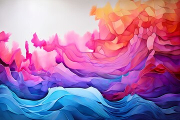Poster - color waves