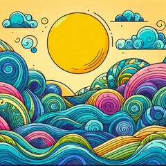 Poster - Color Waves