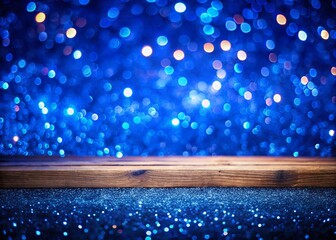 Poster - Night Photography of a Grainy Royal Blue Textured Background with Noise Surface Ideal for Product Display and Showcase, Perfect for Branding and Marketing Needs