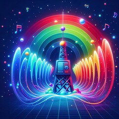 Poster - Radio Waves FM Band