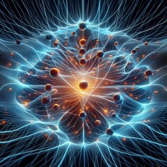 Poster - tensor network interconnected tensors represent quantum states f