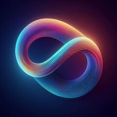 Poster - The Infinite Loop A continuous spiral representing infinity with