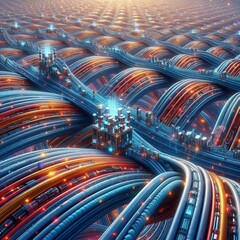 Poster - Topological Quantum Computing Braided anyons compute as they tra