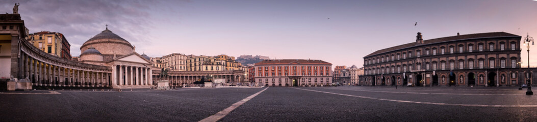 Wall Mural - The city of Napoli in Italy