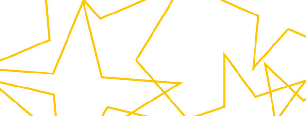 Wall Mural - abstract simple outline star shape banner background design vector.