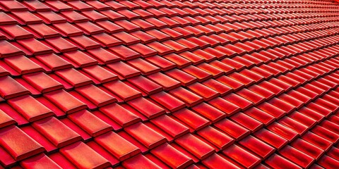 Poster - Slanting Red Tiled Background Wallpaper Graphic with Space for Copy, Ideal for Creative Design, Marketing Materials, and Visual Communication Projects