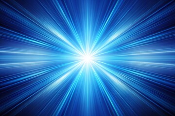 Poster - Stunning Abstract Blue Light Rays Effect Background for Captivating Product Photography and Creative Designs