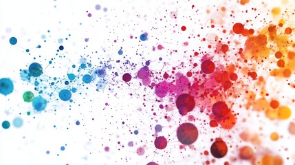 Poster - entanglement and AI, with colorful particles and abstract shapes forming a network. The image highlights the synergy between quantum mechanics