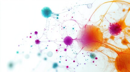 Poster - entanglement, featuring a visually striking design with intertwined lines and glowing spheres.