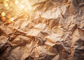 Poster - Textured Rumpled Paper Background with Subtle Creases and Natural Shadows for Creative Projects, Ideal for Graphic Design and Print Uses with Ample Copy Space