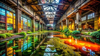 Poster - Urban Exploration of Rosin Colofonia: Capturing the Essence of Kolophonium in Abandoned Spaces and Urban Landscapes with a Touch of Nature's Beauty