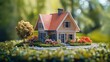 © てんぷら - 小さな家の模型