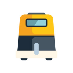 Poster - this vector illustration features a yellow and black auto rickshaw taxi cab, viewed from the rear, i